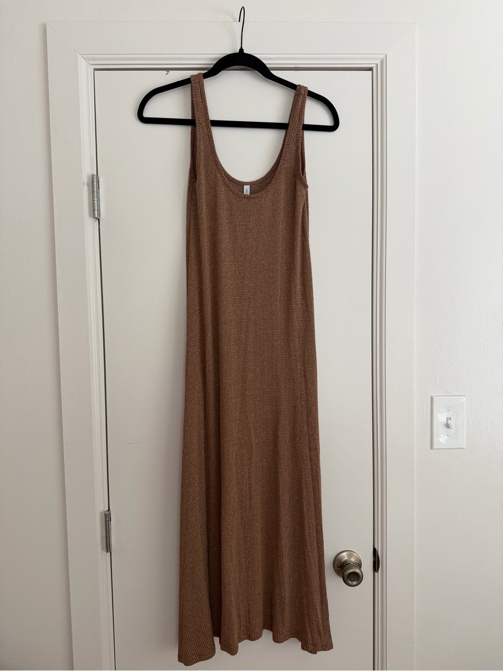 Rachel Pally Metallic Brown Sleeveless Maxi Dress